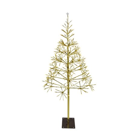 CELEBRATIONS Platinum LED Warm White 53 in. Shimmering Tree Pathway Decor LBTR45MGWWTWA